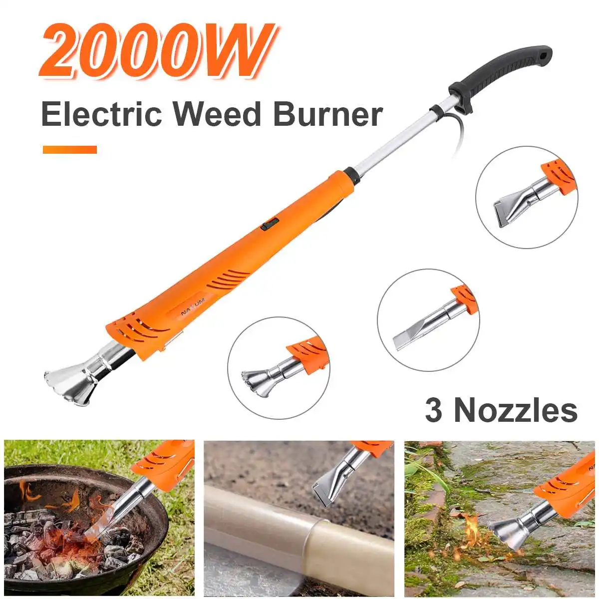 LONG REACH HEAT GUN WEED BURNER PARKSIDE PLHLG 2000 C2 UK