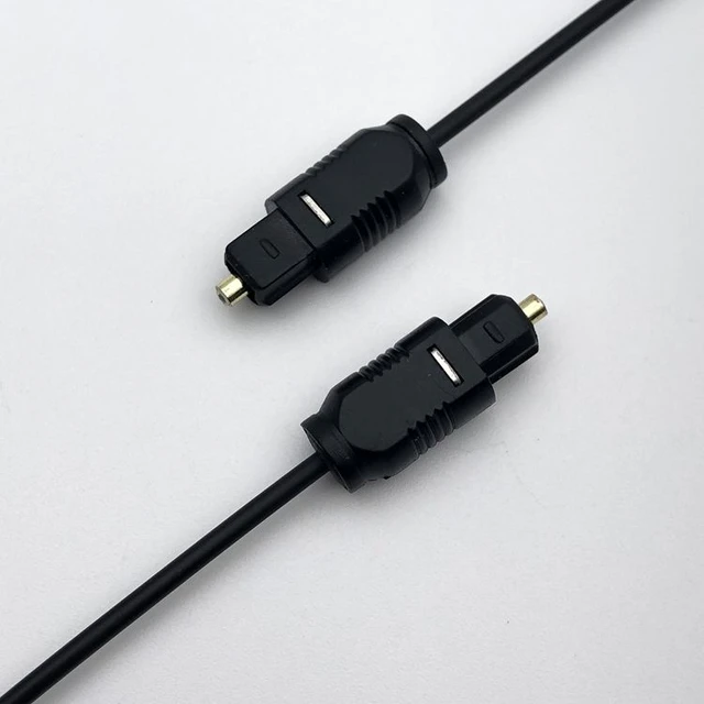 Câble audio numérique optique Toslink, coque ABS, connecteur