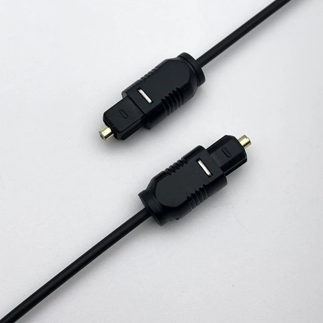 Câble fibre optique audio numérique Toslink M à M, OD: 5.0mm, longueur: 1.5m