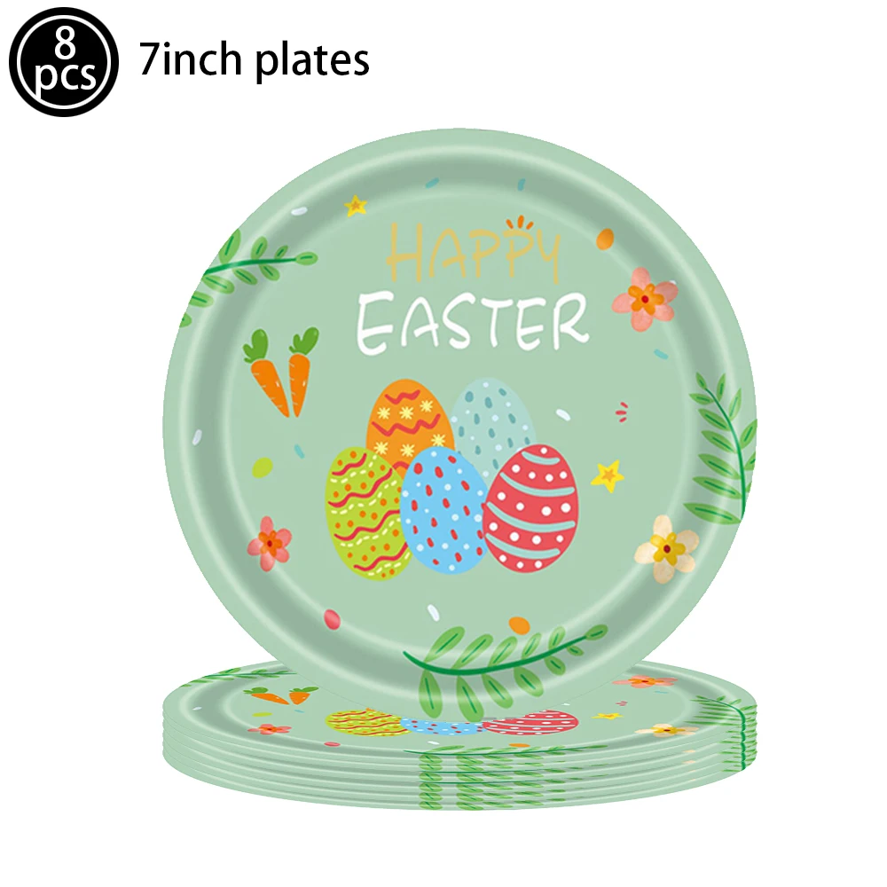 Oster Teller Mit Hasenmuster - Rustikales Keramik Geschirr Für Die Frühlingszeit