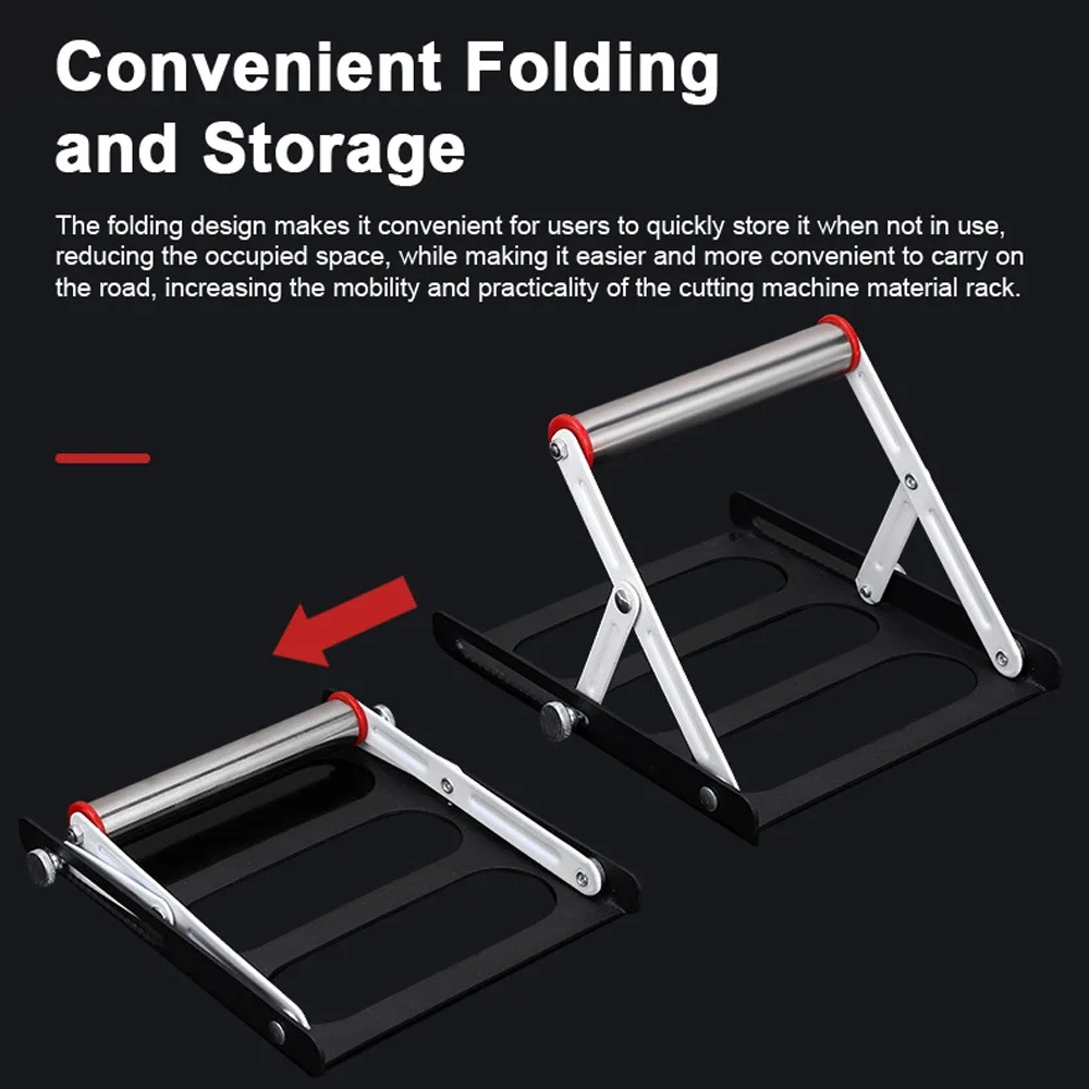 Cutting Machine Material Rack 55-135mm Height Adjustable Tripod