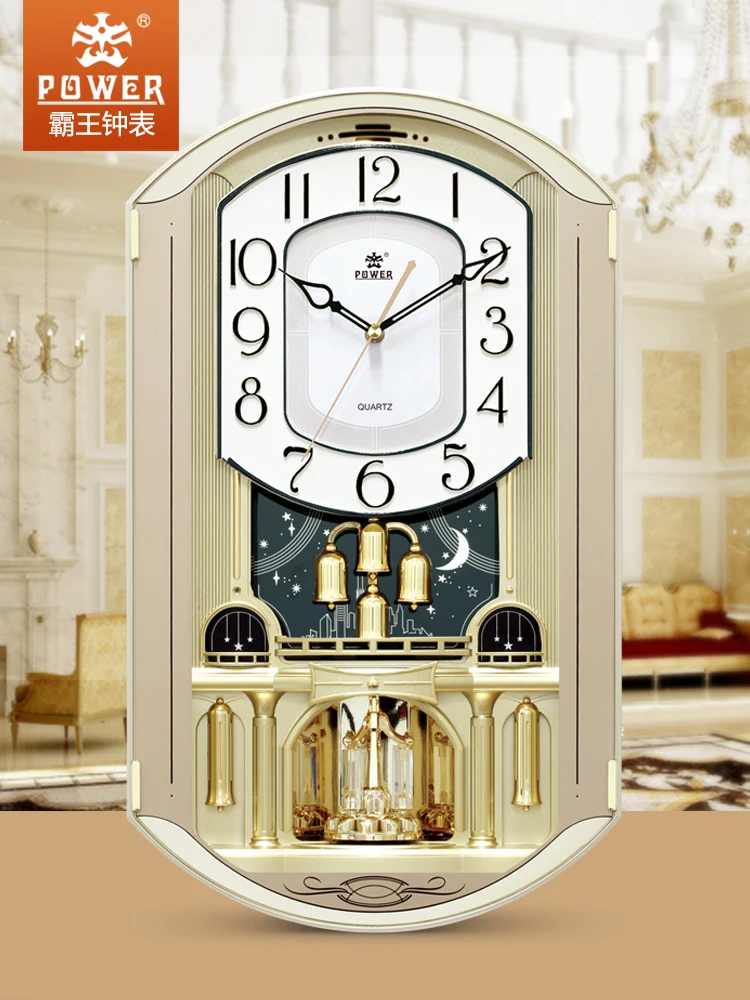 3d Large Wall Clock Vintage Creative Music Whole-time Timing Pendulum Clock  Art Retro-decorative Relogio De Parede Decor Sc046 - Wall Clocks -  AliExpress