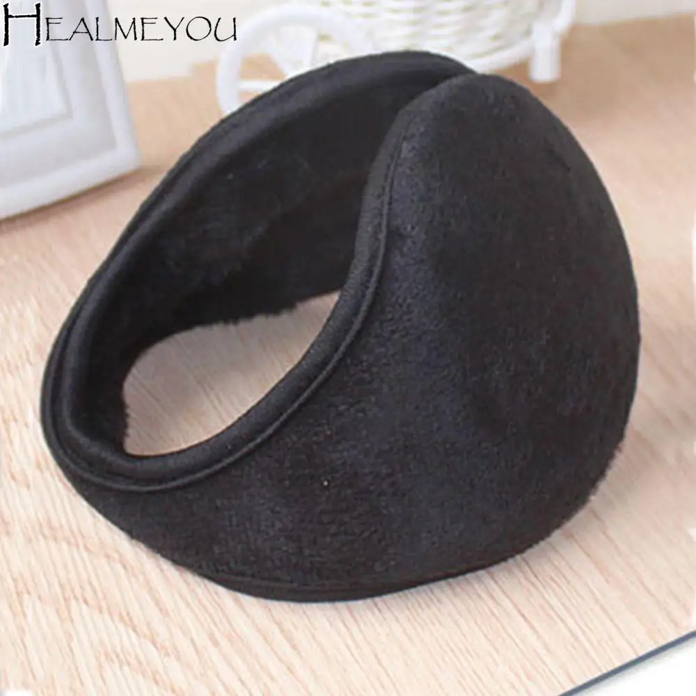 

Winter Neutral Black Fleece Ear Muffs Warm Ear Muffs Men Women Comfortable Warm Ear Muffs Gifts