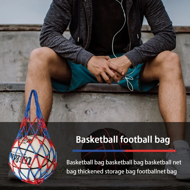 Sports Ball Storage Bag – Durable Net for Football & Volleyball 5
