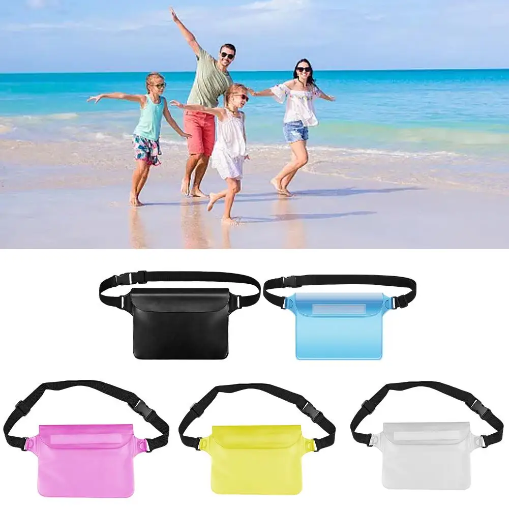 

1PCS Waterproof Swimming Bag Drift Diving Shoulder Waist Pack Bag Underwater Cell Phone Bags Case Cover for Beach Boat Spor L1V8