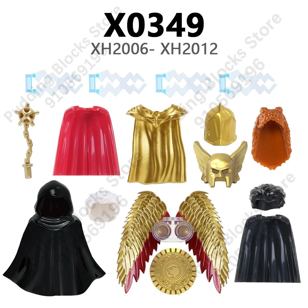 X0349 Building Blocks Action Figures XH2006 XH2007 XH2008 XH2009 XH2010 XH2011 XH2012 XH2013 DIY Bricks Accessories Children Toy
