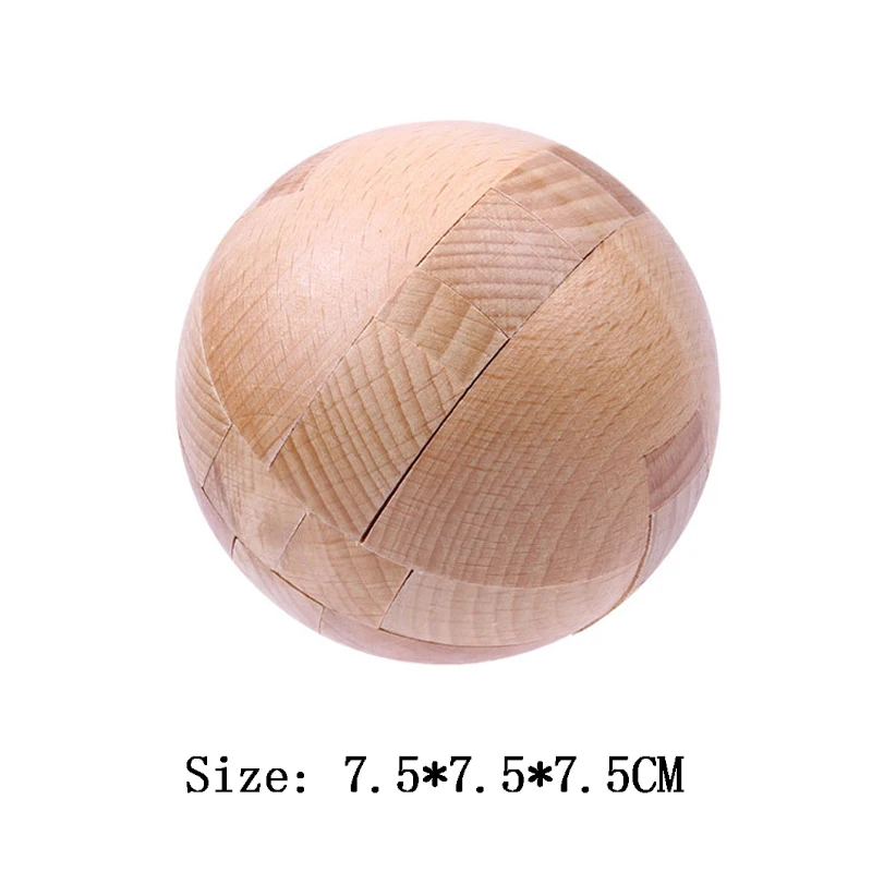 Wooden 3D Brain Teaser Puzzle - Montessori Educational Toy