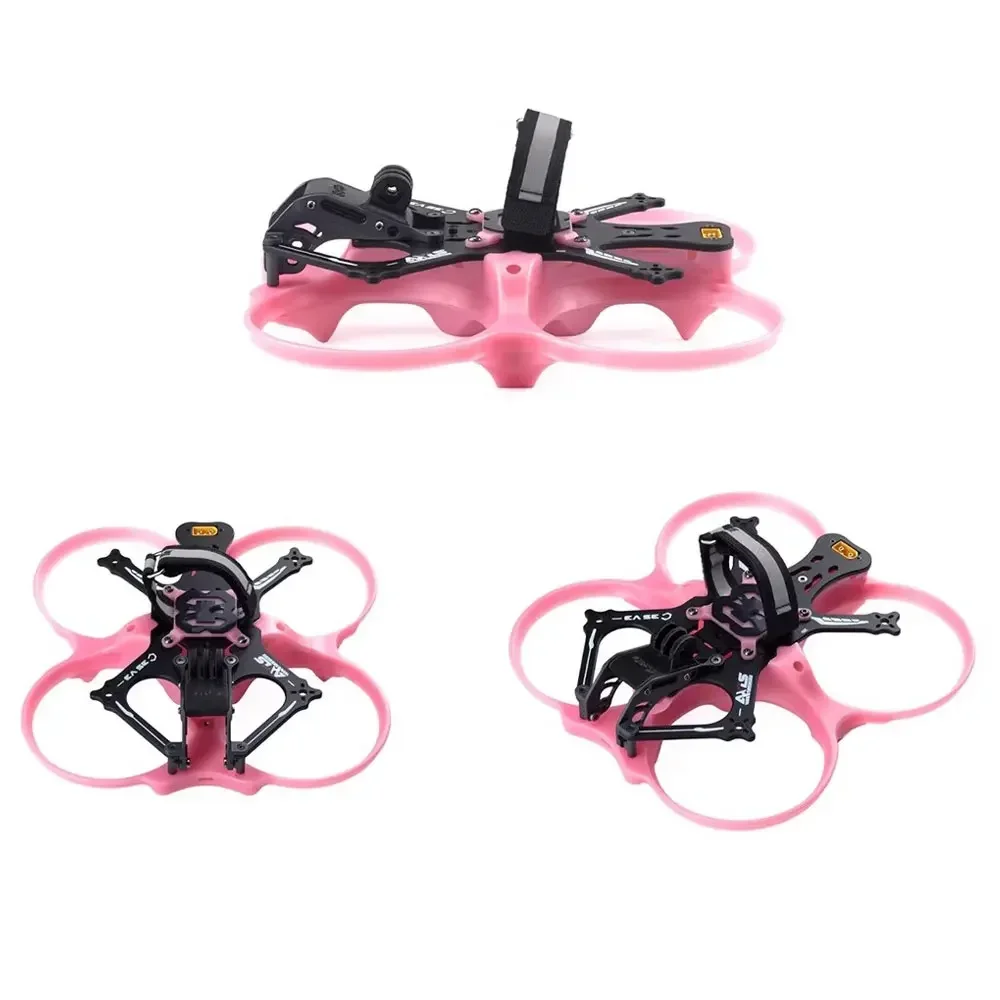 Drone FPV Micro 65mm O4 PRO Kit - Châssis Noir, Rose, Orange, Bleu, Violet