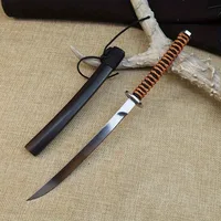 1PC Hand-made small knife, high hardness handle meat, fruit cutting, Mongolian small knife, fruit knife, survival knife 1