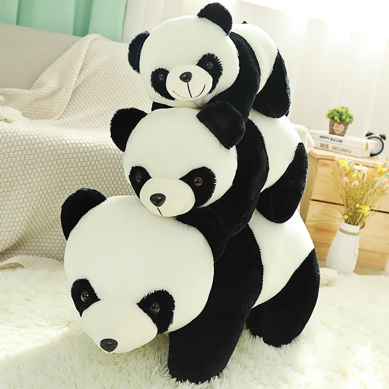 

90cm Cute Baby Big Giant Panda Bear Plush Stuffed Animal Doll Animals Toy Pillow Cartoon Kawaii Plushies Dolls Girls Lover Gifts