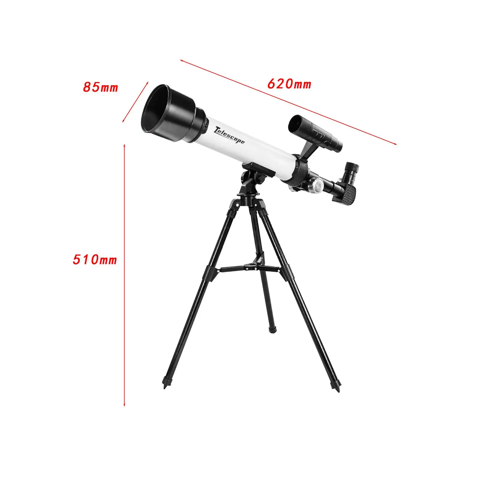 Astronomy Refractor with Scope Simple to Setup Refracting Telescope