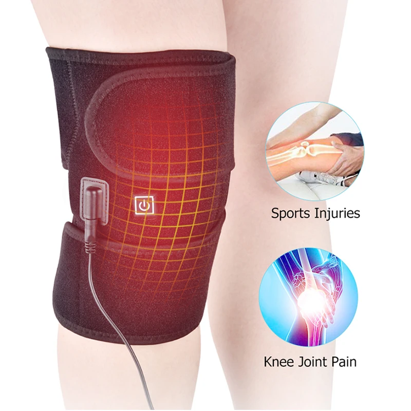 Comfier Cordless Knee Massager with Heat, Vibration Knee Brace Wrap for Arthritis Pain Relief, 3-in-1 Heating Pad for Knee Shoulder Elbow, Knee Warmer