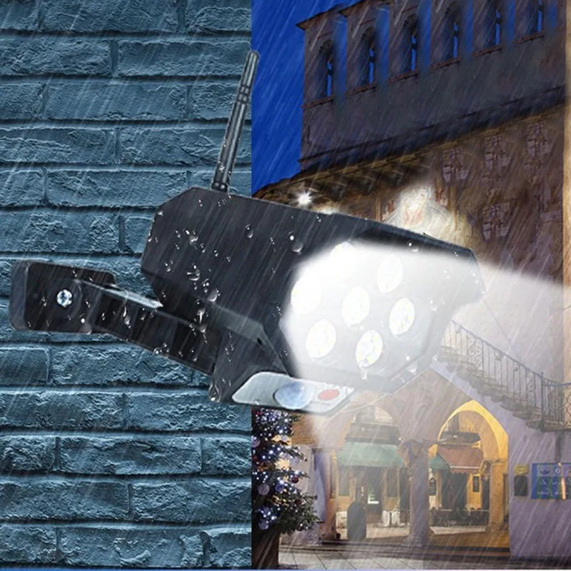 

1 шт., водонепроницаемый наружный фонасветильник с датчиком движения, 42 светодиода