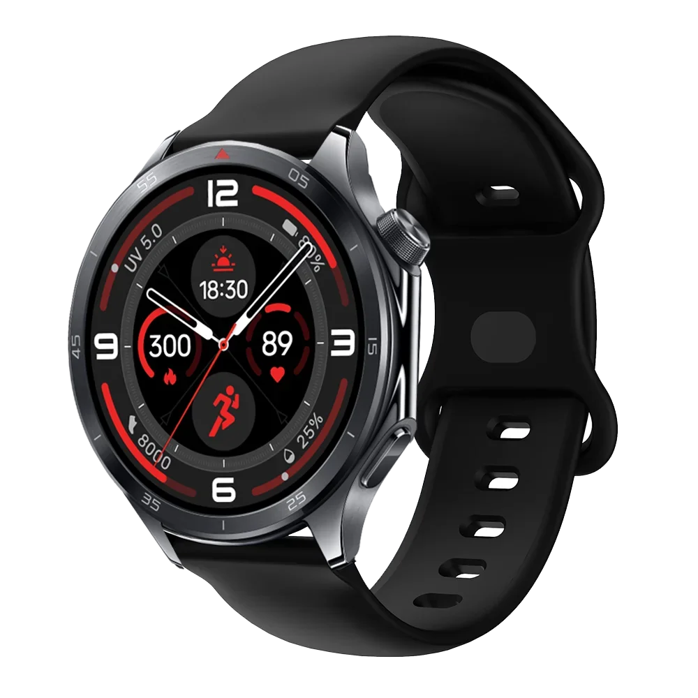 Sport Silicone Strap, 22mm - Premium Watchband Bracelet with Correa Accessories