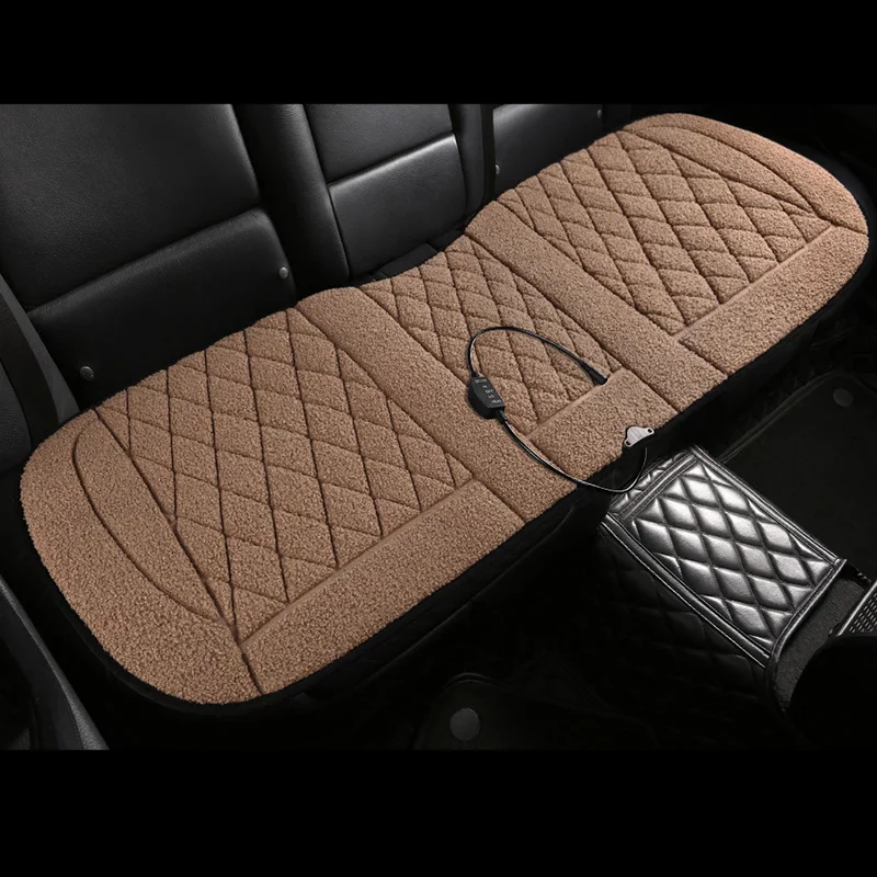 Plush Heated Car Seat Cushion with Fast Heating Technology