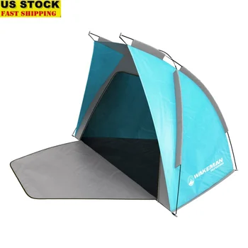 Beach Tent Sun Shelter Lightweight UV Protection Easy Setup Zip Up Porch Carry Bag Family Kids Outdoor Sports 1