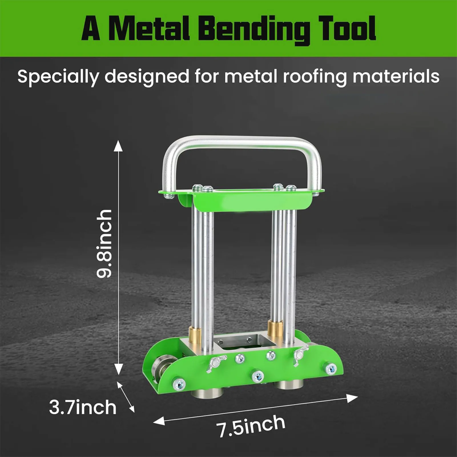 Plate Edge Rolling Tool Edge Roller 0 to 90 Degree Steel Aluminum Copper Plate Edge Rolling Bending Tool with 8 Inch Shears for Metal Roofing