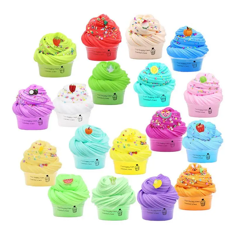 

DIY Fluffy Slimes Toys Putty Soft Clay Light Butter Slimes For Slimes Supplies Plasticine Clay Antistress Toy Kids Adult