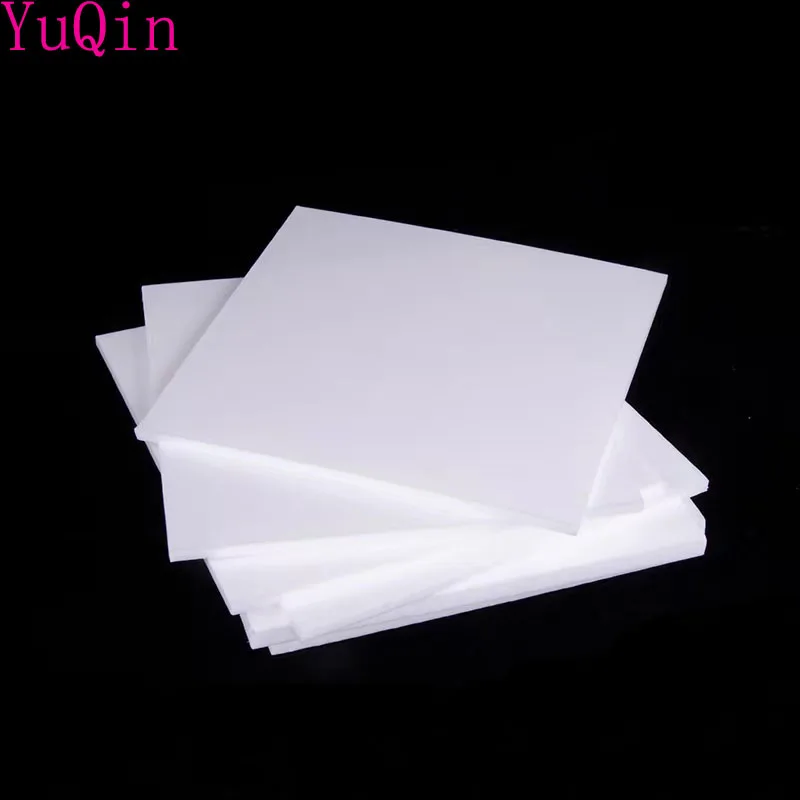 Thickness 0.3/1/3/5/8/10mm PTFE Sheet PTFE Plate Board Block Polytef Plate Anti-Corrosion