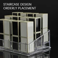 9/24/36/40 Grids Makeup Organizer Transparent Cosmetic Box Desk Make Up Brush Lipstick Holder Home Bathroom Storage Accessories 2