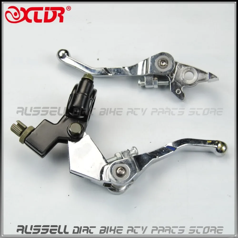 Dirt Pit Bike FOLDING Brake Clutch Levers For HONDA KAWASAKI CRF KLX Apollo Xmoto Kayo SSR pit dirt bike