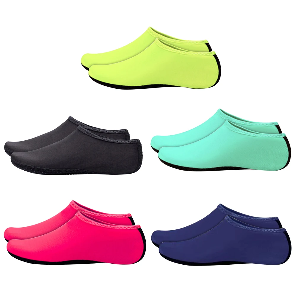 Unisex Water Pool Swimming Aqua Diving Socks Seaside Water Sports Skin Shoes Shoes Solid Color Summer