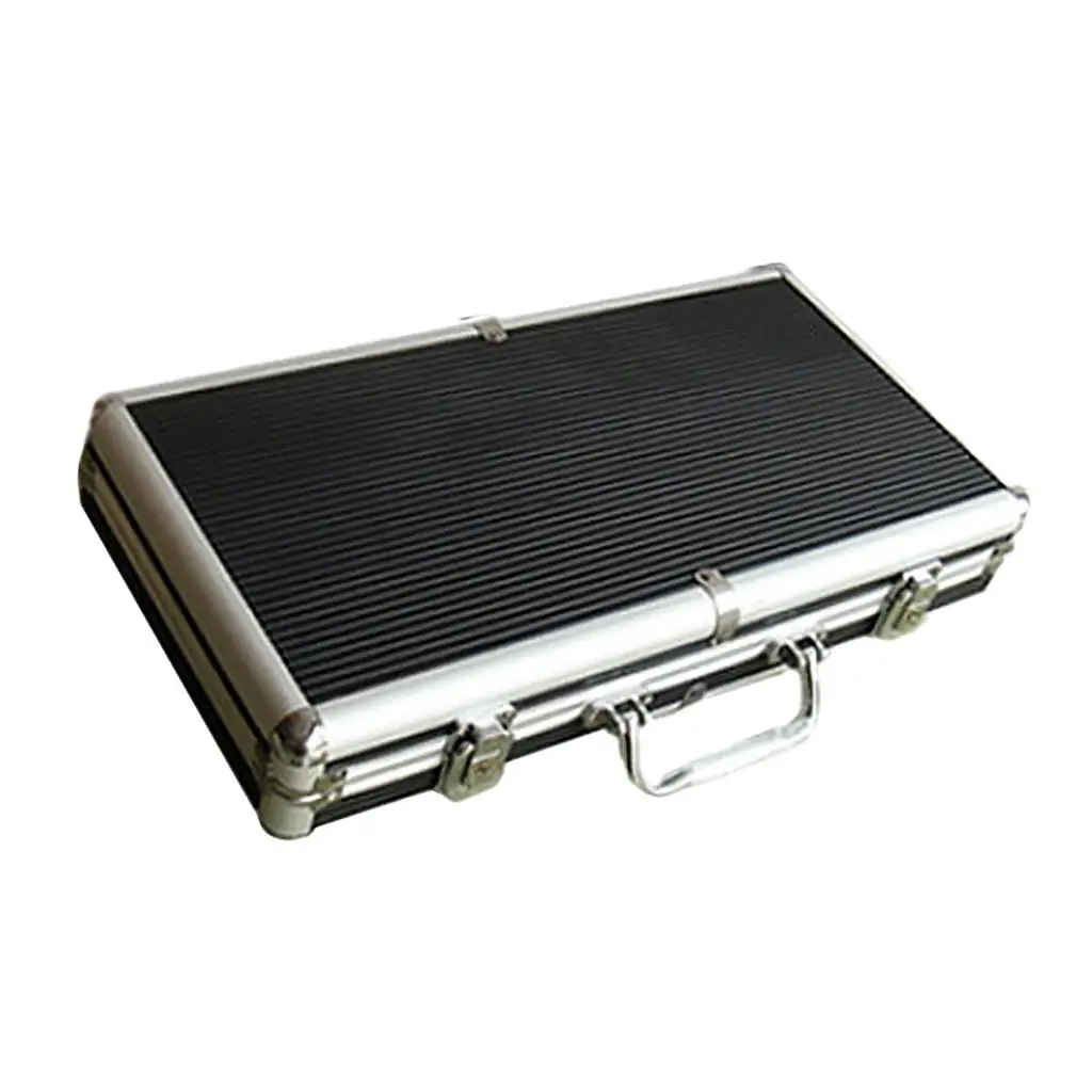 Poker Chip Carrier (300 Count) Poker Chip Case Made of Aluminum Alloy