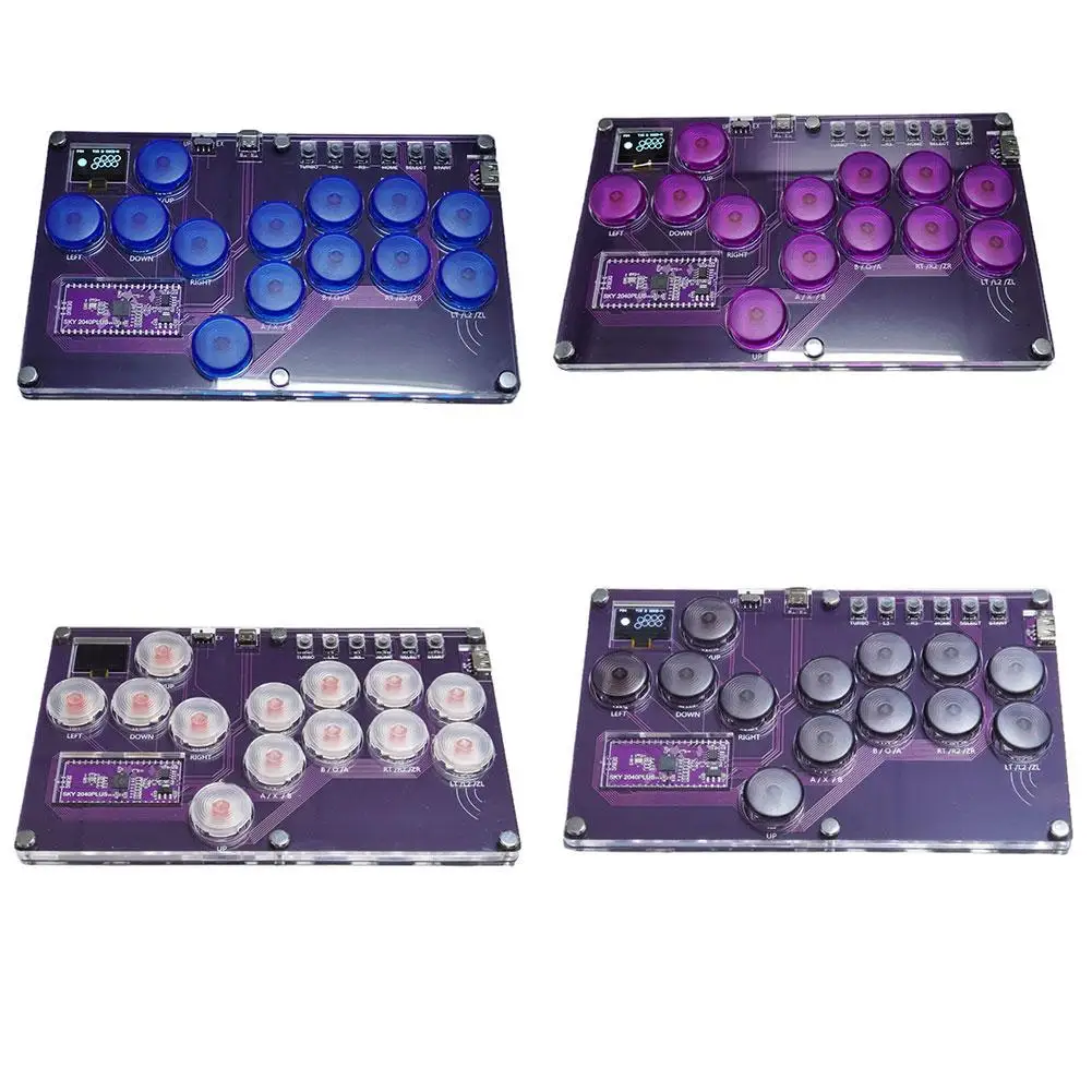 Game Arcade Keyboard For Haute42 Arcade Joystick Hitbox Controller Street Fight Sticks For PS5/PS4/SWITCH PC Hitbox Fighting