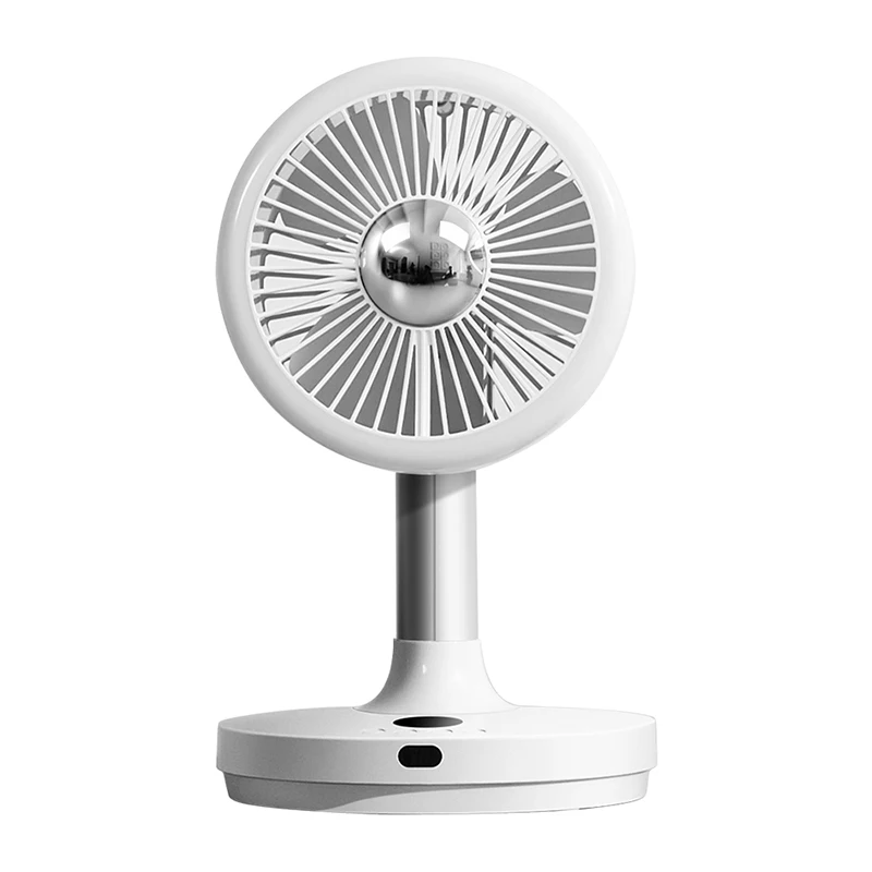 

Cordless Portable Stand Pedestal Fan F188 Multi Functional Telescopic Fully Automatic Circulation Floor Fans LED Night Light