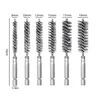 New 6 Pcs 8-19mm Wire Tube Machinery Cleaning Brush Rust Cleaner Washing Polishing Tools for Automotive Manufacturing Processing 2
