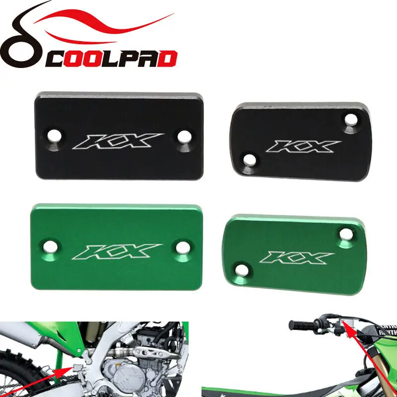 

Задние передние тормозные крышки резервуара для KAWASAKI KX 125 250 03-07/ KX250F KX450F 04-18/ KX250 2019-2020 крышка мотоциклетной масляной жидкости