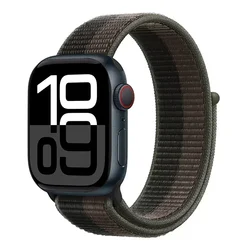 Premium Nylon Loop Strap for Apple Watch - Versatile and Durable Replacement Bracelet (82 Storm Black)
