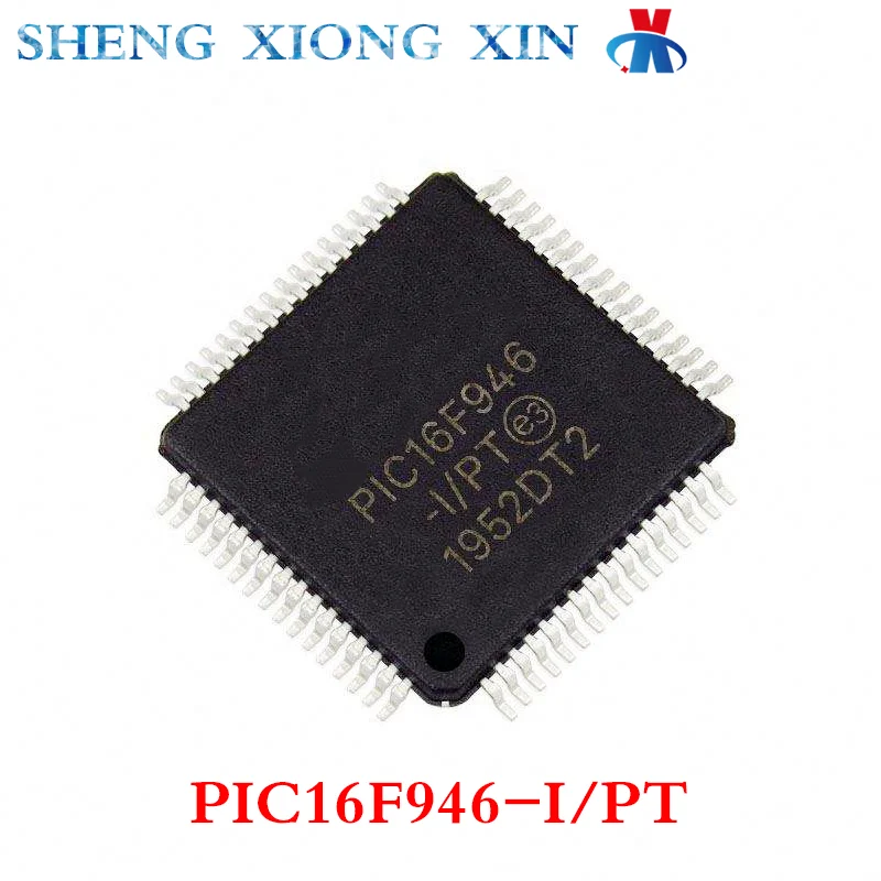 

5pcs/Lot 100% New PIC16F946-I/PT TQFP-64 8-bit Microcontroller -MCU PIC16F946 Integrated Circuit