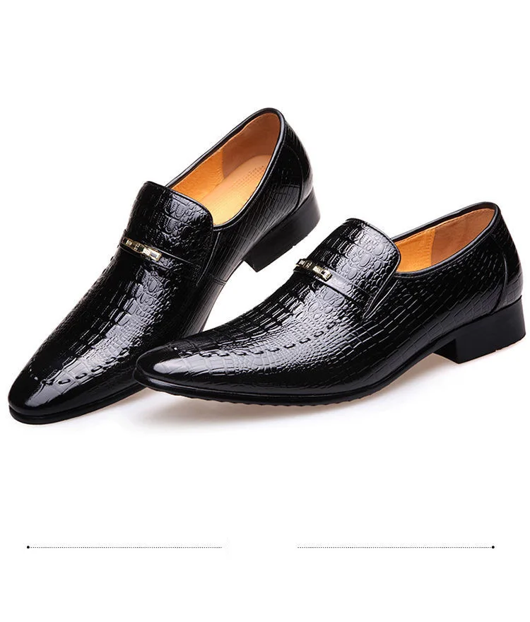 Luxury Men's PU Leather Dress Shoes for Business and Weddings 15 undefined