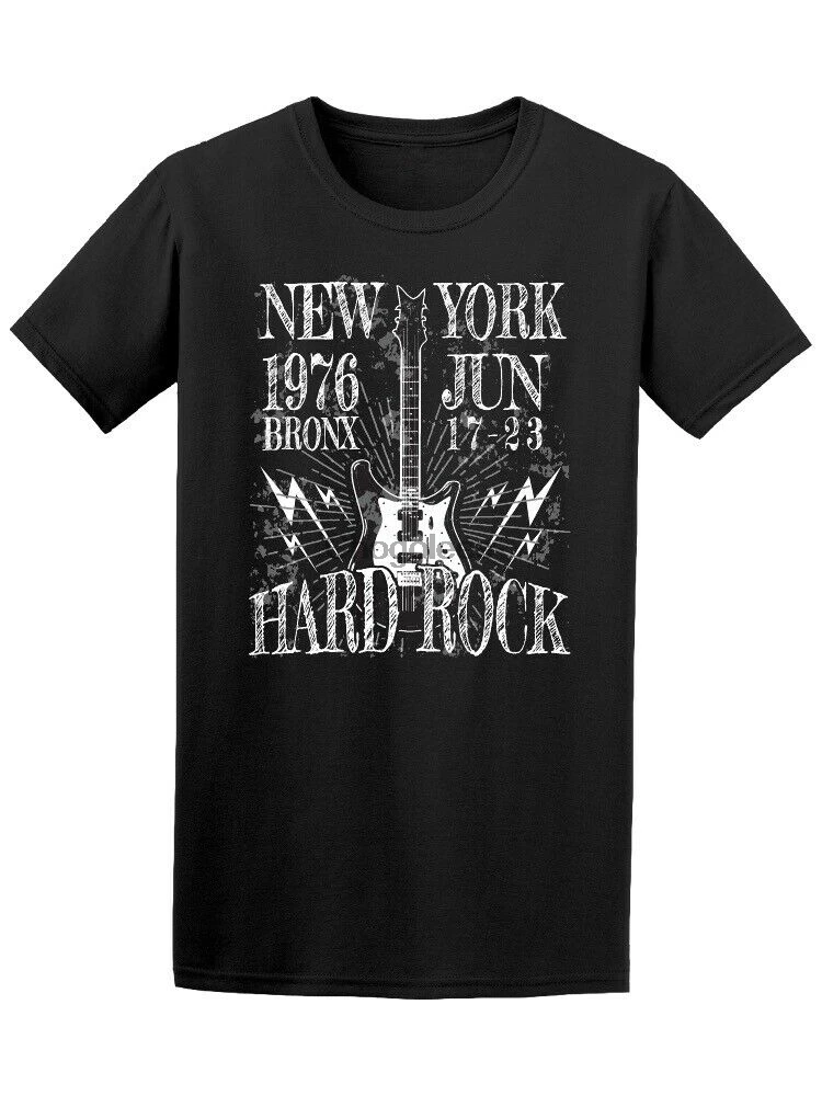 New York 1976 Bronx Hard Rock Men Tee -Image by |