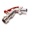 Garden Hose Faucet With Lock Water Tank Connector Replacement Tools 1/2 Inch Brass Wire Water Tap Lockable Faucet 1