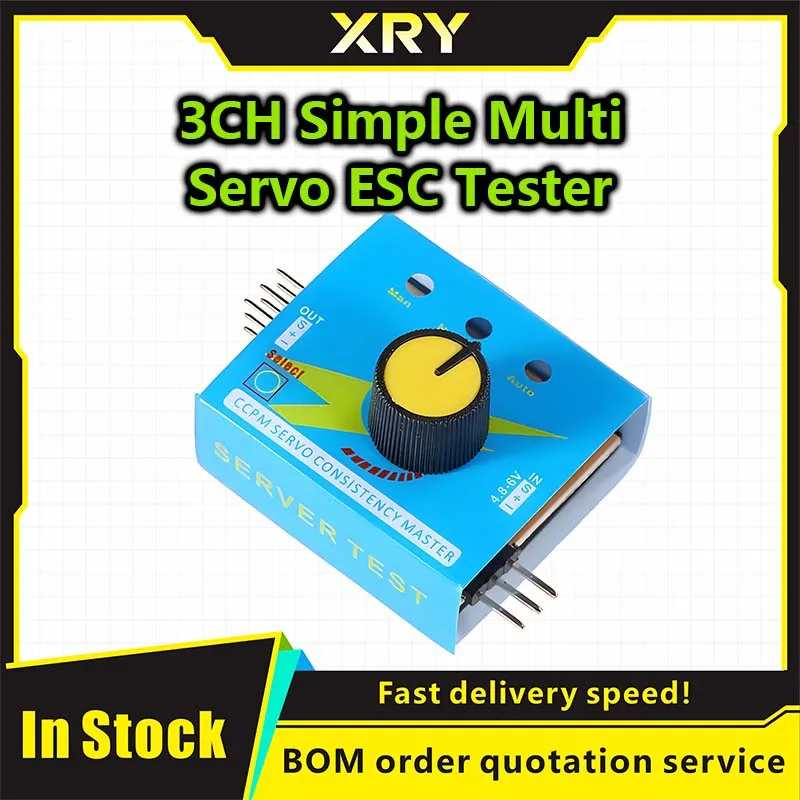 RC 3Kanaal Servo Testen en ESC Controleerder voor Auto's en Heli