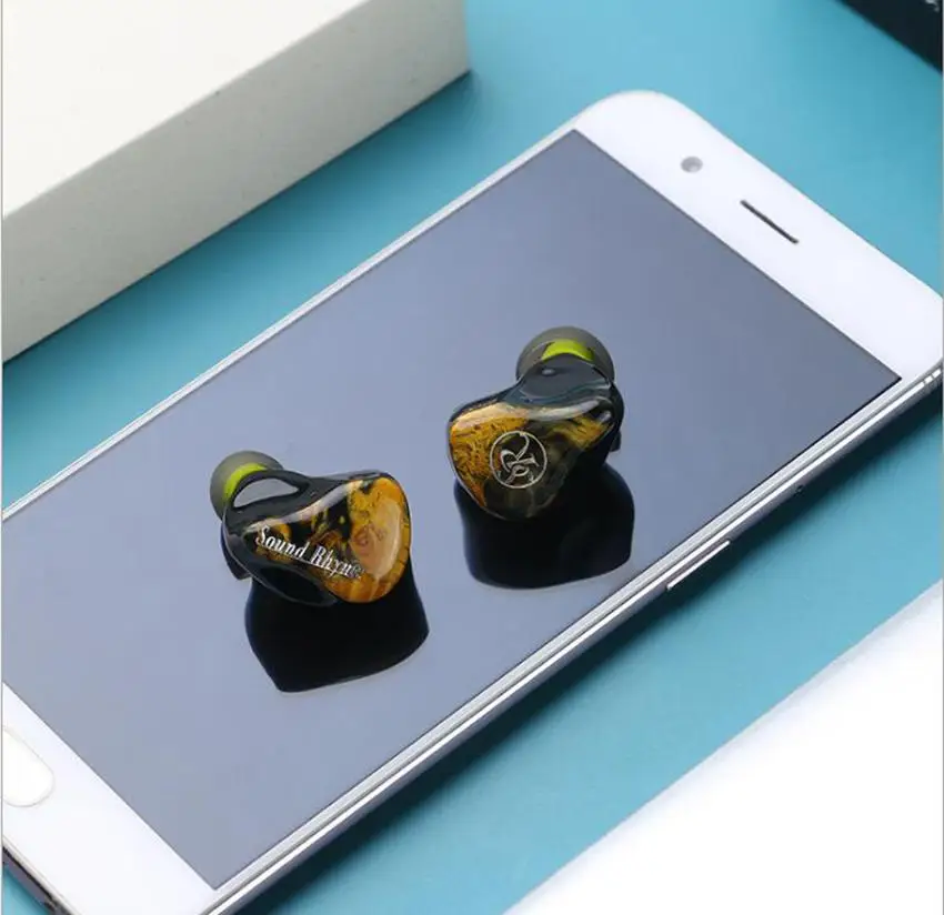 Sound Rhyme SR-3 SR3 DD+4BA Hybrid Balanced Armature 3D HiFi Music Monitor Audiophile Musician Earphones Earbuds