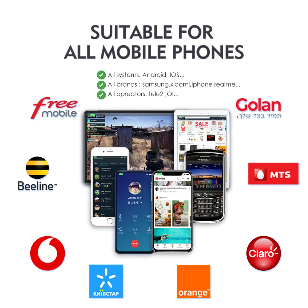 Фото Усилитель сигнала cellualr, усилитель сигнала, Сотовая Антенна 5 диапазонов 800 900 1800 2100 2600 МГц, усилитель сотовой связи и Интернета gsm 2g 3g 4g №3