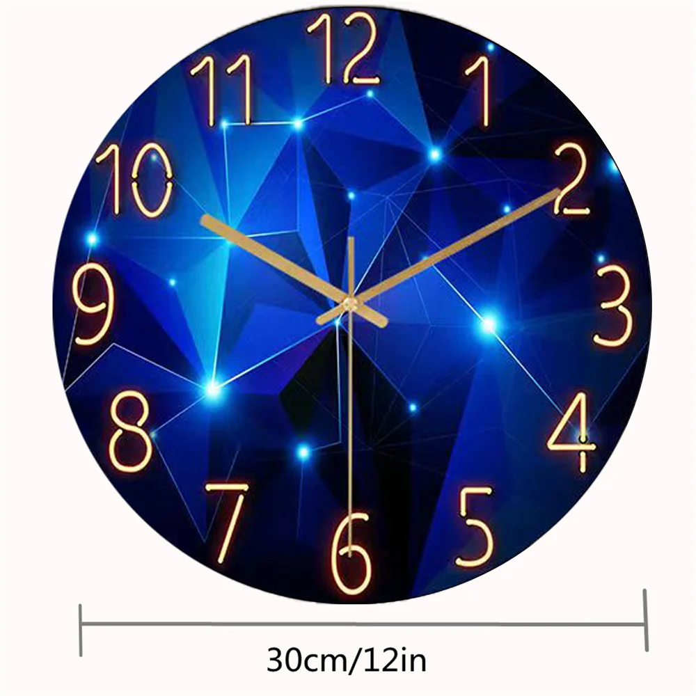 12-Inch Geometric Wall Clock 5