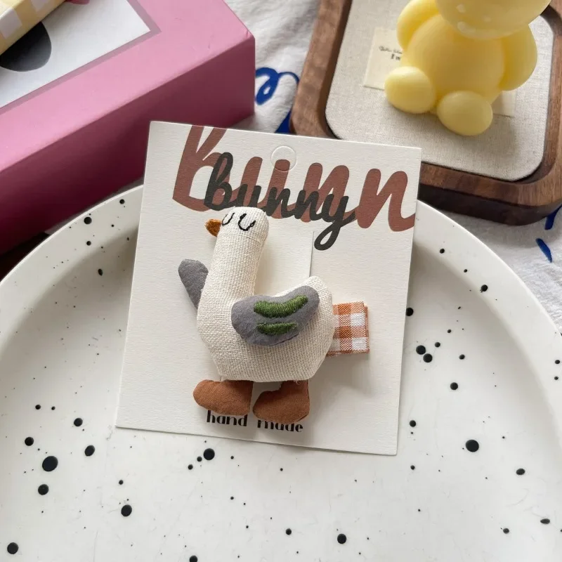 10 pinces à cheveux mignonnes en forme d'animaux de dessin animé pour filles