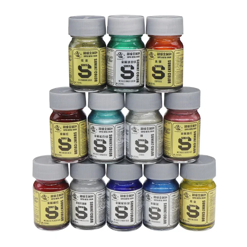 SUNIN7 X194 Satin Varnish Water-based Acrylic Model Paints Semi