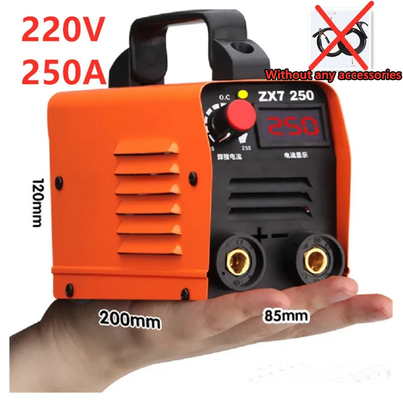 FREE SHIPPING 220V 250A High Quality Cheap And Portable Welder Inverter Welding Machines ZX7-250 Optional Host And Cable