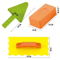 3 PCS Snow Toy Beach Sand Fun Brick Maker Sand Castle Mold For Winter And Summer Build Snow Outddor Children's Birthday Toy Gift 2