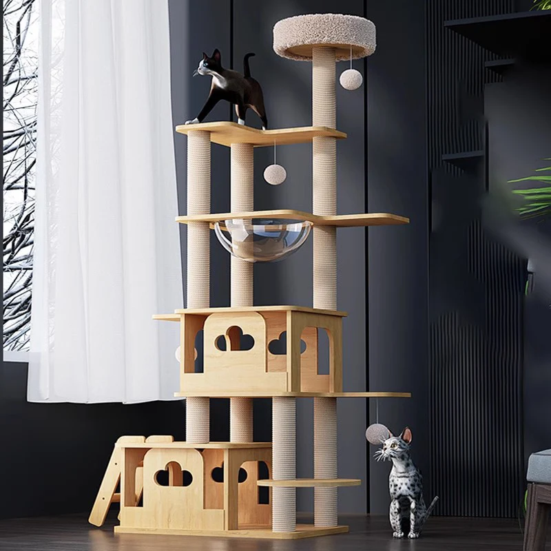 Gato preto marcel scratcher-scratcher árvore para gatos, parque de jogos de  gato com colunas de sisal, brinquedo de gato com vasos, móveis de gato