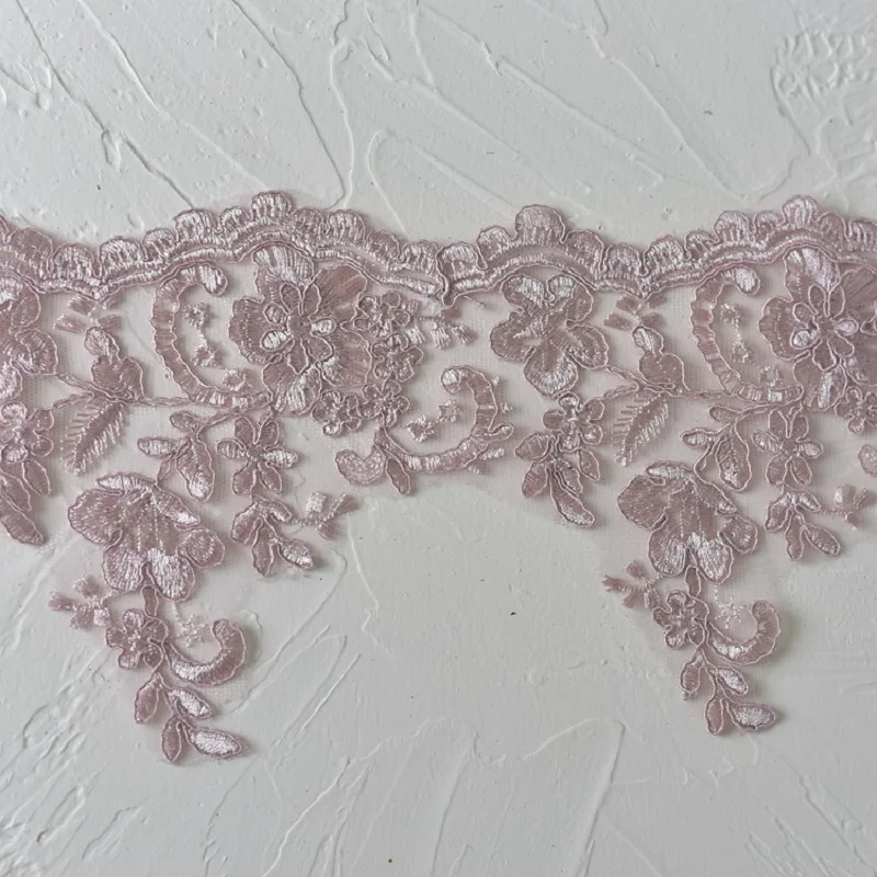 Off White Spitze Trim Hohe Qualität Hochzeit Spitze Stoff Handgemachte DIY Kleidung Zubehör 16cm Breit 1yard/lot – Detail 8