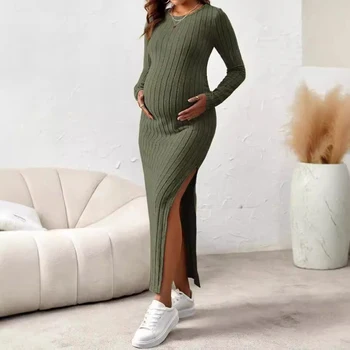 Maternity Clothing Autumn Pregnancy Dresses 1