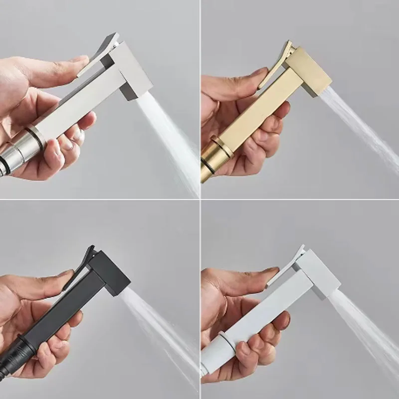 Bathroom Bidet Faucet Brass Tap Washer Mixer Single Cold Water Shower Sprayer Head Tap Toilet Faucets Toilet Handle Jet
