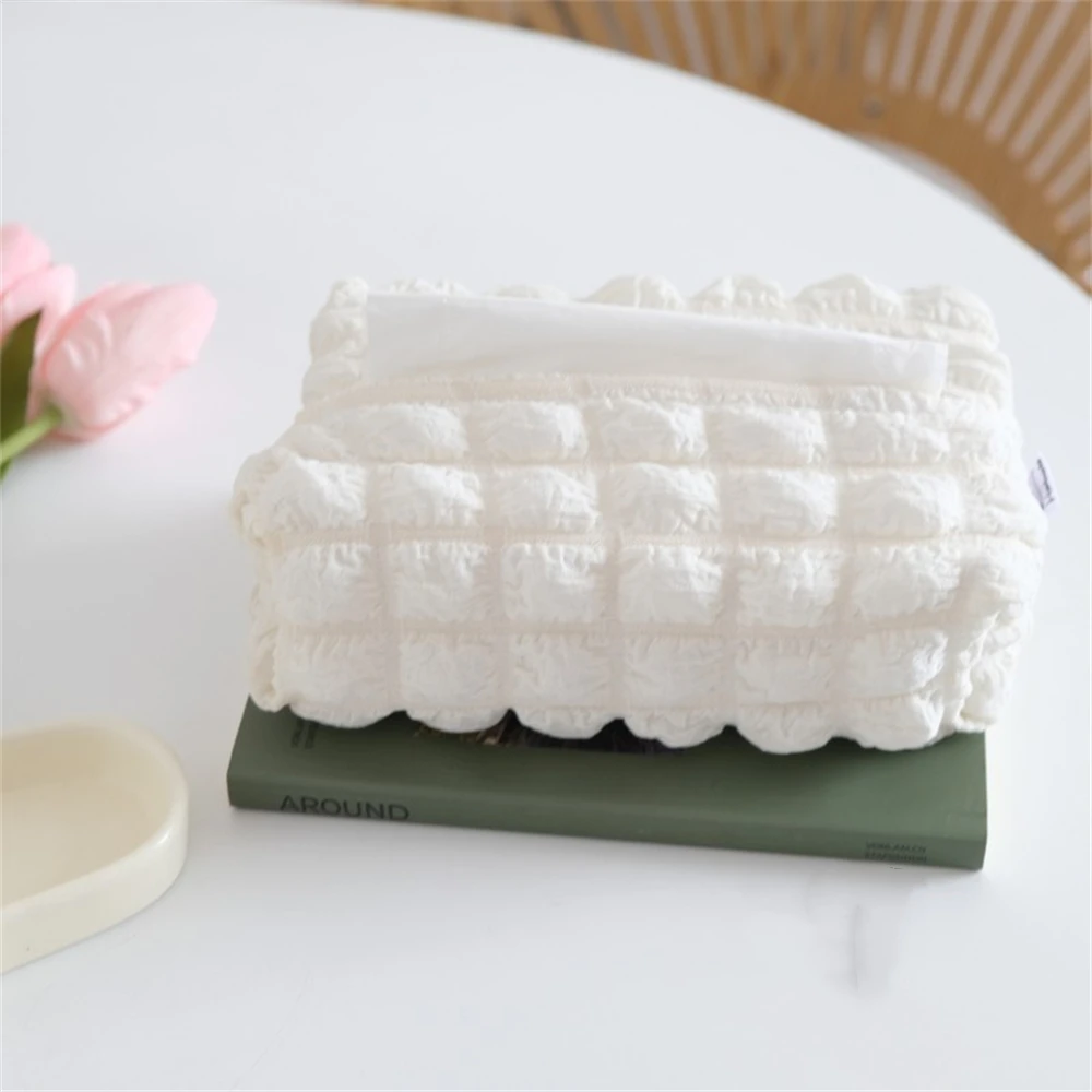 Luxury Pineapple Pattern Tissue Box Foldable Napkin Holder Rectangle Nordic Home Kitchen Paper Holder Storage Box Decoration 5