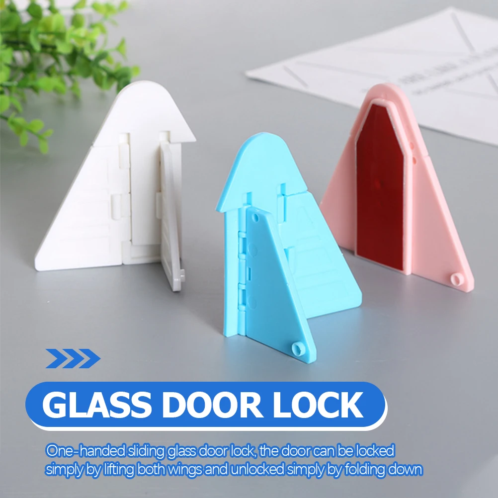 6 Pcs Child Safety Lock Locks for Sliding Doors Window Baby Proof Glass Abs cabinet door lock door lock buckle